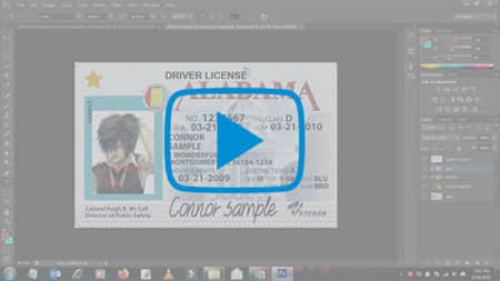 How to edit photoshop psd template