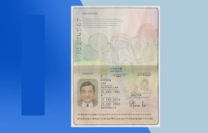 Australia Passport PSD Template - Fully editable