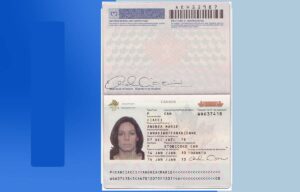 Canada Passport PSD Template - Fully editable