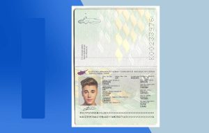 Cyprus Passport PSD Template - Fully editable