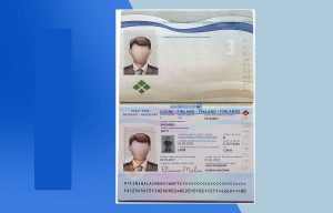 Finland Passport PSD Template - Fully editable