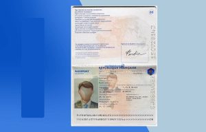 France Passport PSD Template - Fully editable