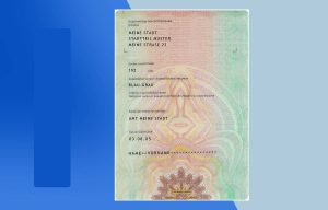 German Passport PSD Template - Fully editable