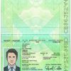 Kazakhstan Passport PSD Template - Fully editable