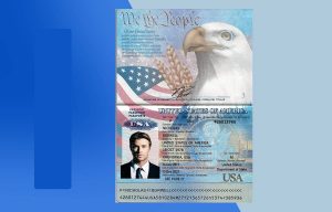 USA Passport PSD Template - Fully editable