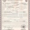 Mexican Birth Certificate PSD Template - Fully editable