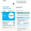 UK Utility Bill (British Gas) PSD Template - Fully editable