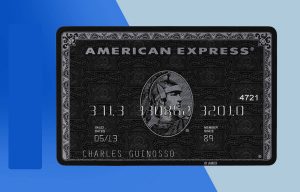 American Express Black Credit Card PSD Template – Fully editable