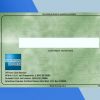 American Express Green Credit Card PSD Template - Fully editable