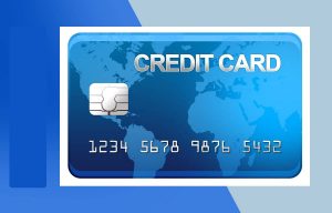 Blue Credit Card PSD Template - Fully editable