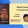Bradley University ID PSD Template - Fully editable