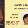 Bradley University ID PSD Template - Fully editable