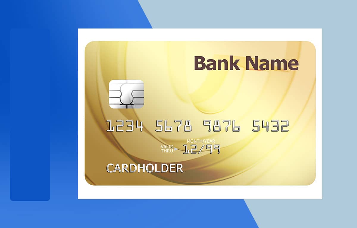 Gold Credit Card PSD Template – Download Photoshop File