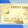 Gold Credit Card (V2) PSD Template - Fully editable