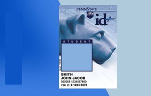 Penn State University ID PSD Template - Fully editable