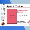 University of Maryland ID PSD Template - Fully editable