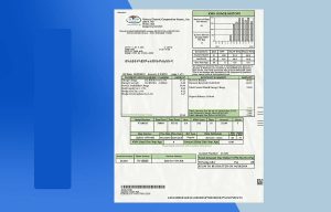 Kansas Utility Bill PSD Template- Fully editable