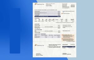 New Jersey Utility Bill PSD Template- Fully editable