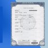 USA Colorado Birth Certificate PSD Template - Fully editable