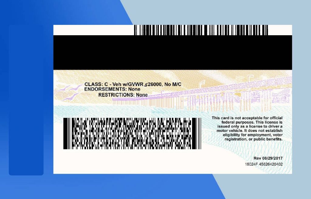 California Drivers License Psd Template V3 Download Photoshop File