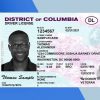 District Columbia Driver license PSD Template - Fully editable