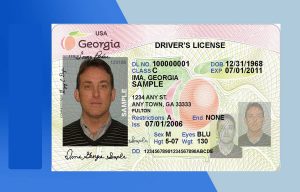 Georgia Driver license PSD Template (New Edition) - Fully editable