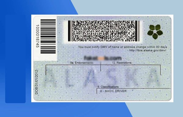 Alaska Driver License PSD Template (New Edition) - Fully editable
