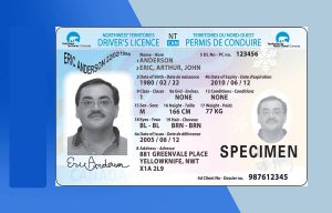 Northwest Driver license PSD Template- Fully editable