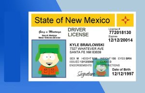 New Mexico Driver license PSD Template - Fully editable