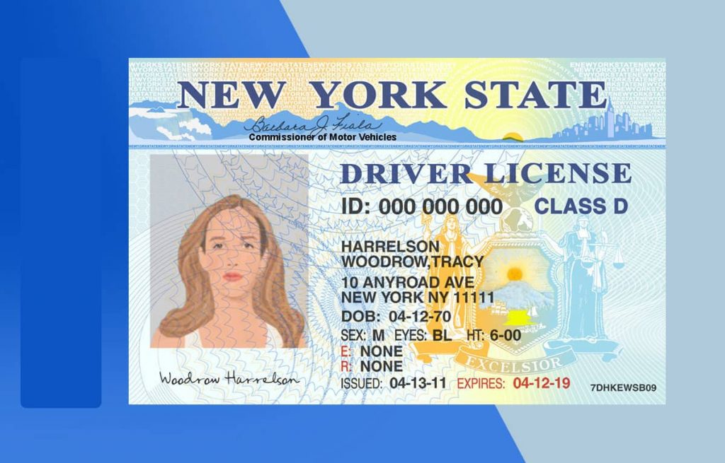 New York Drivers License PSD Template (V2) Download File