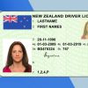 New Zealand Driver license PSD Template- Fully editable