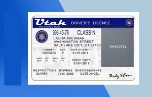 Utah Driver license PSD Template (V2)- Fully editable